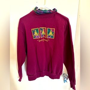 Vintage Brindar Classic sweater with holiday design